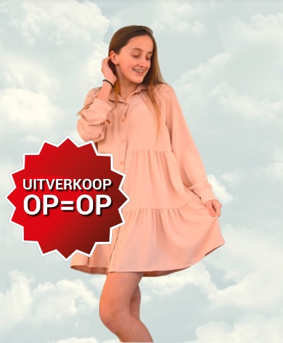 Oud discount roze kleedje